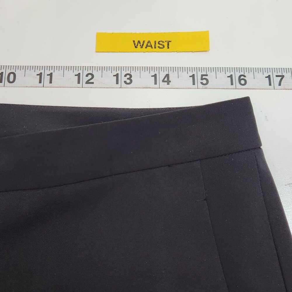 T Tahari Dress Pants Womens 8 Black Trousers Office Preppy Side Slits Office S08 - Picture 5 of 7